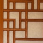 Munsal latticework in a traditional Korean window