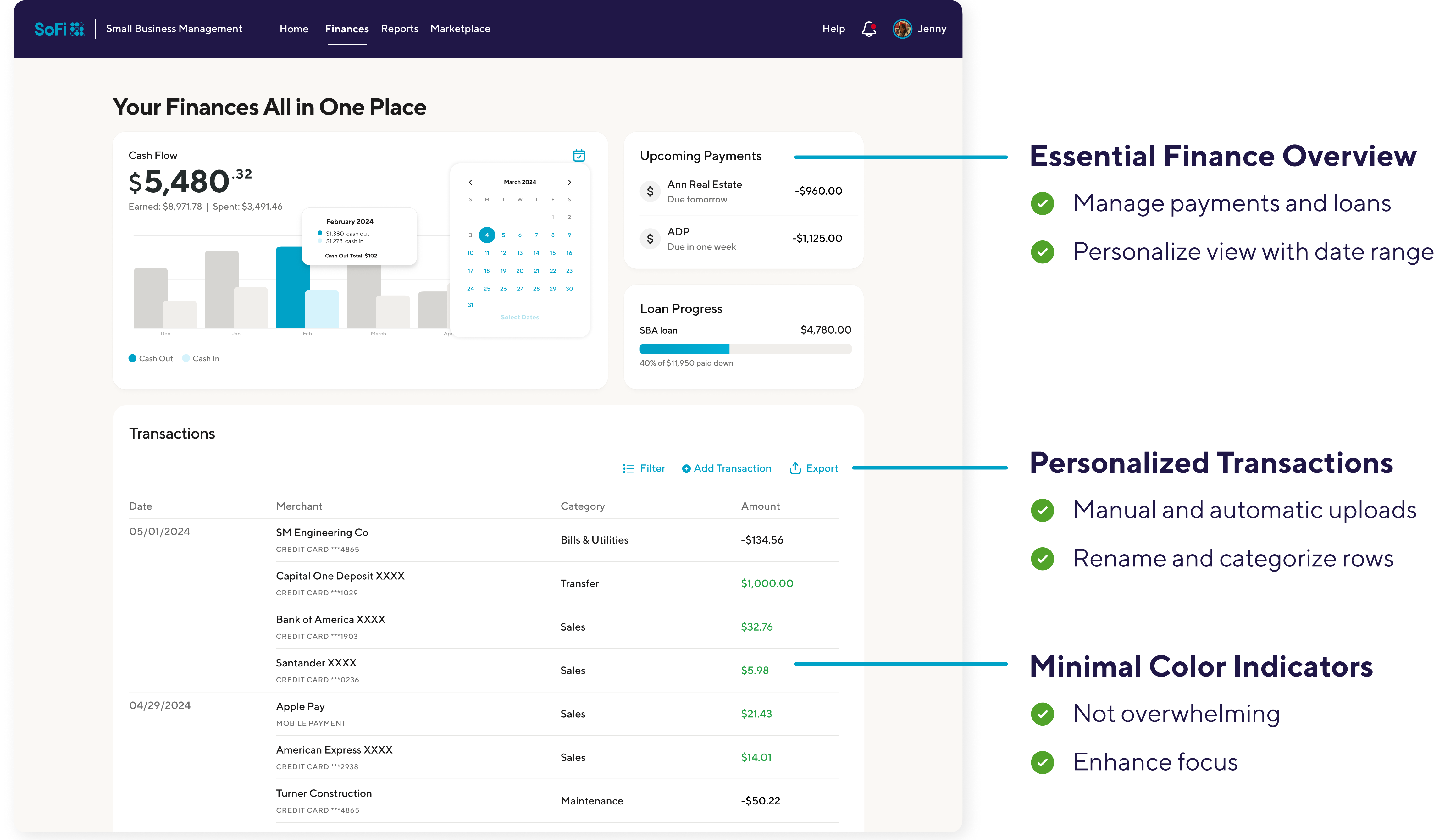 Final Finance Dashboard UI